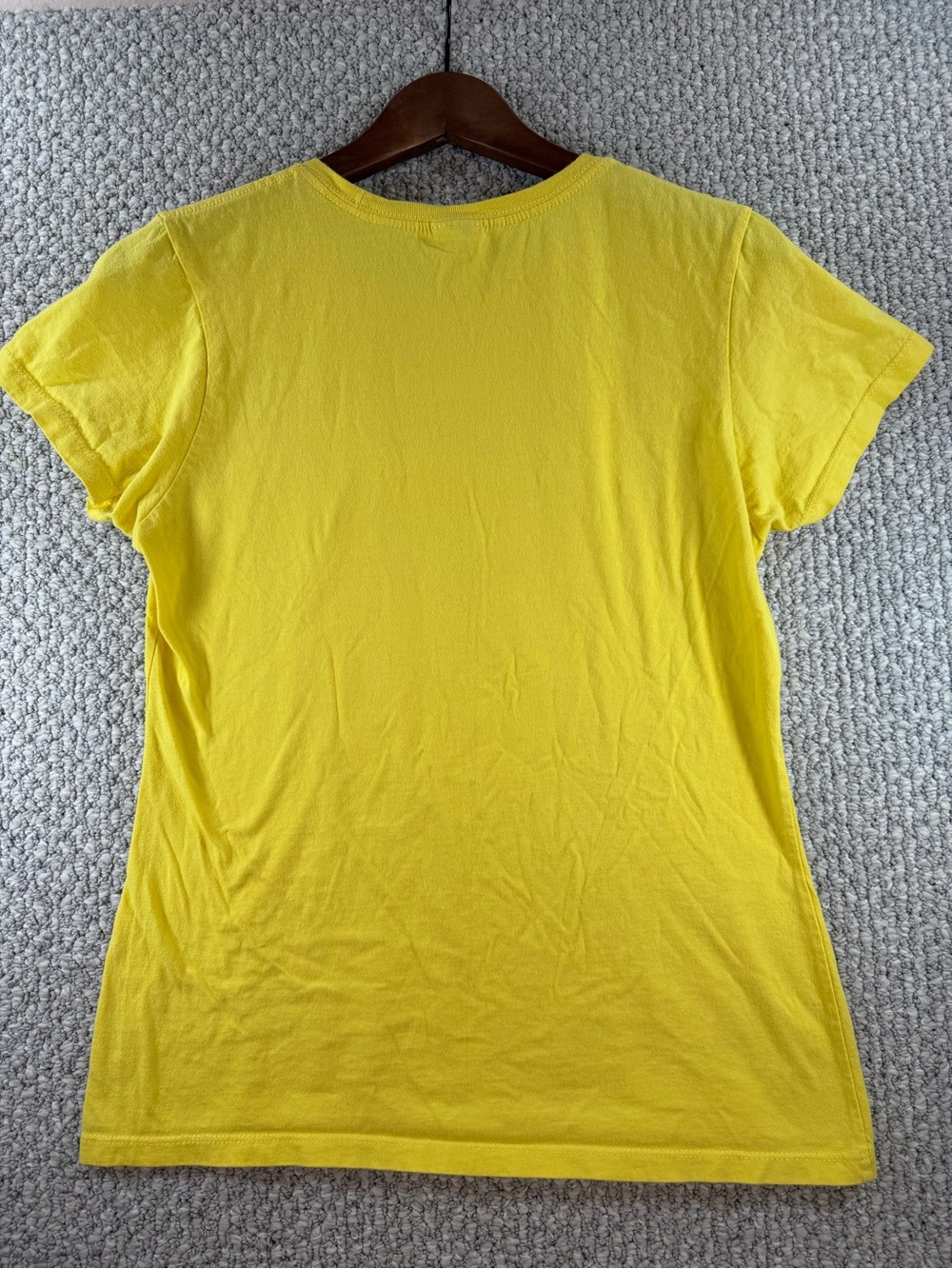Port & Co Heinz "Yellow Mustard" Short Sleeve Crew Neck Graphic Tee Women SZ Sm - Picture 4 of 8